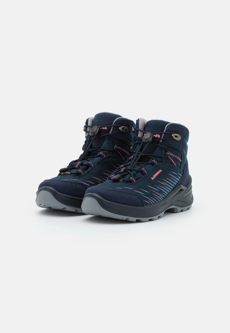 Lowa ZIRROX GTX MID JUNIOR UNISEX - Hikingschuh - Navy/rosé – Bild 2