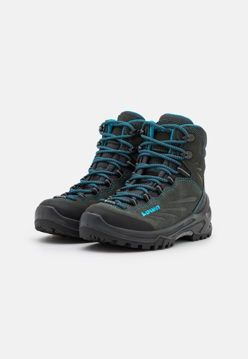 Lowa CADIN GTX MID JUNIOR UNISEX - Hikingschuh - Anthracite/turquoise – Bild 2