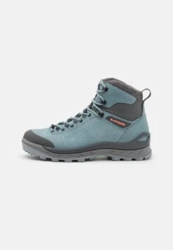 Lowa CALLISTO GTX - Snowboot/Winterstiefel - Eisblau/mandarine
