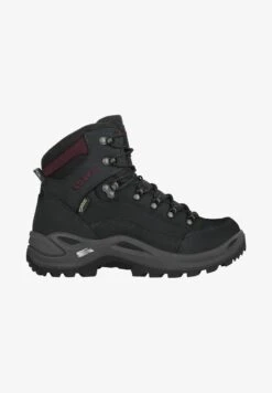 Lowa RENEGADE GTX MID - Hikingschuh - Schwarz Rot