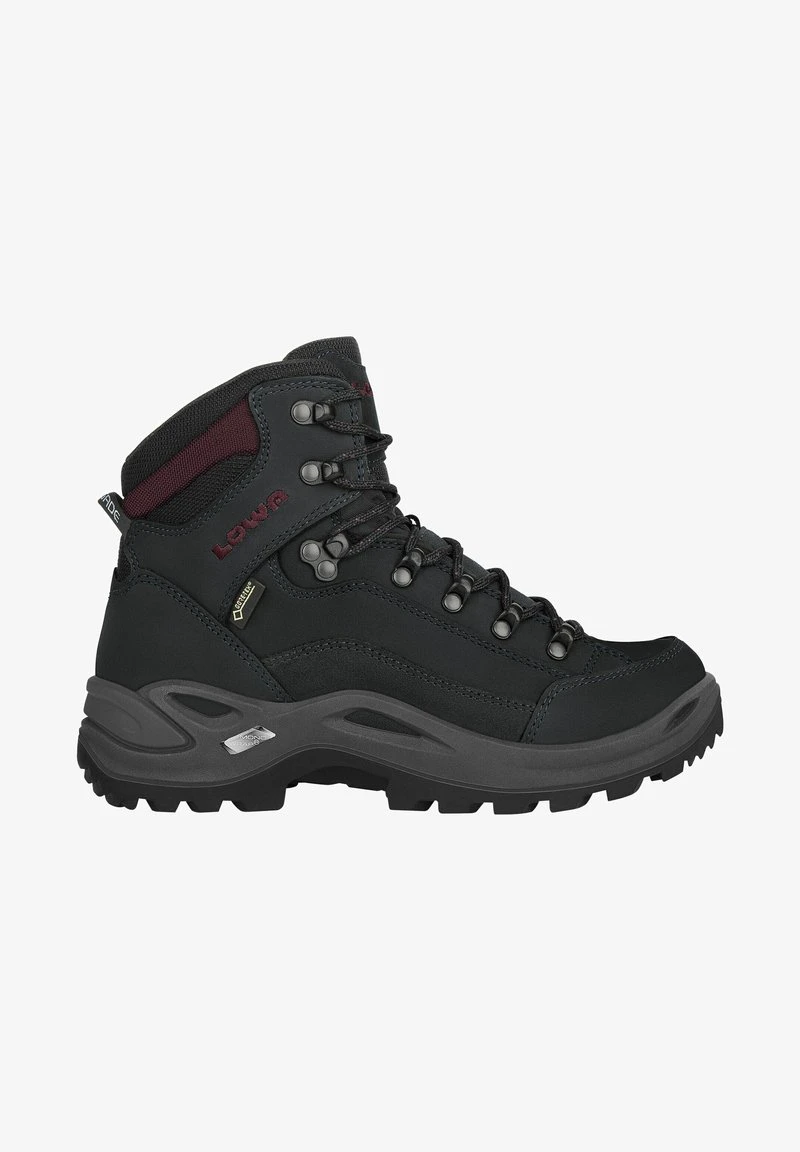 Lowa RENEGADE GTX MID - Hikingschuh - Schwarz Rot