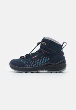 Lowa ZIRROX GTX MID JUNIOR UNISEX - Hikingschuh - Navy/rosé