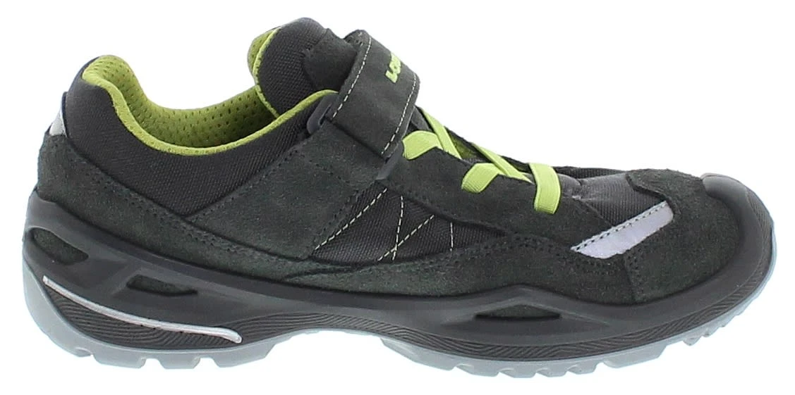 Lowa Hikingschuhe Salito Lo In Anthrazit Grün – Bild 2