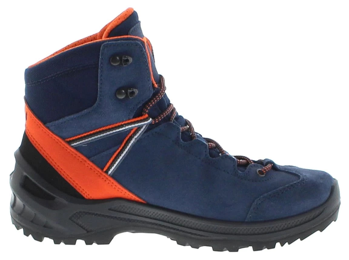 Lowa Kinderstiefel Arco GTX MID Junior In Blau Orange – Bild 2