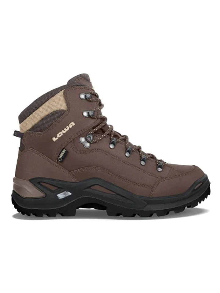 Lowa Leder-Trekkingschuhe "Renegade GTX Mid" In Braun