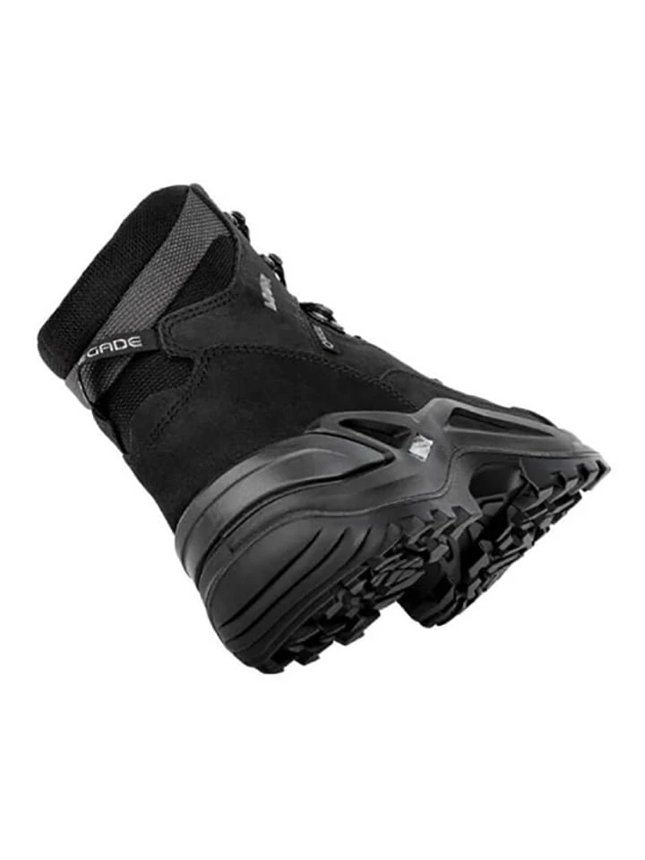 Lowa Leder-Trekkingschuhe "Renegade GTX Mid" In Schwarz – Bild 3