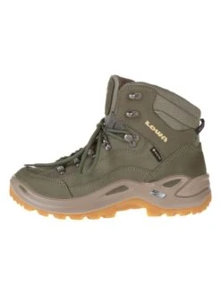 Lowa Leder-Wanderboots "Renegade GTX MID" In Khaki