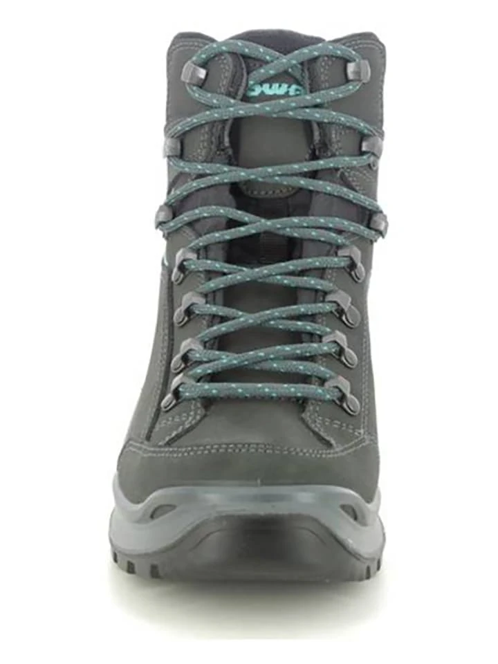 Lowa Leder-Wanderschuhe "Renegade EV" In Grau/ Türkis – Bild 3