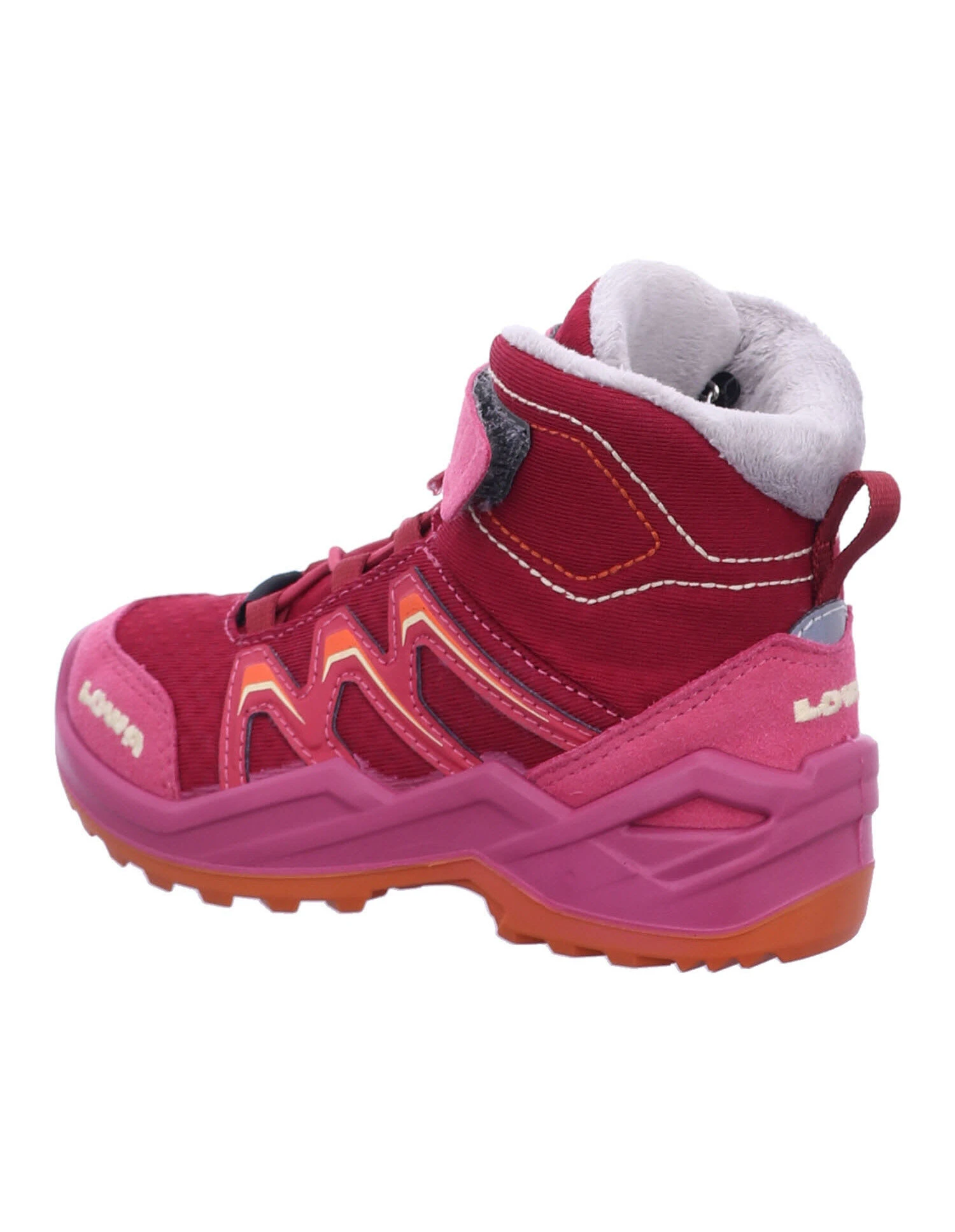 Lowa Maddox Warm GTX Mid Jr Maddox Warm GTX Mid Jr In Beere/orange – Bild 3