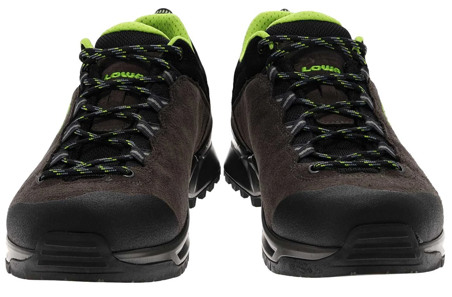 Trekkingschuhe LOWA EXPLORER II GTX LO In Anthrazit Limone – Bild 4