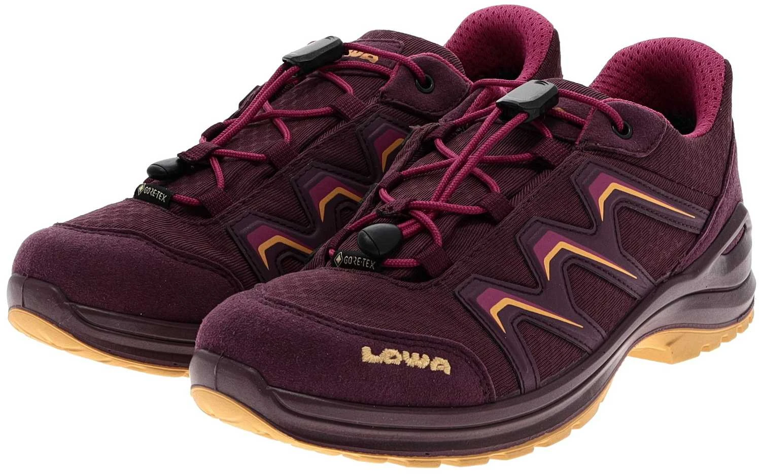 Lowa Wanderstiefel MADDOX GTX LO JUNIOR In Grape Fuchsia – Bild 3